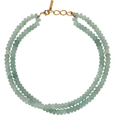 Jennifer Behr Veronica Multistrand Necklace In Green