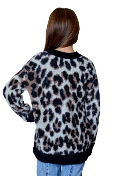 Design History Kids' Animal Spot Cardigan In Brown