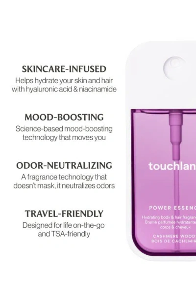 Touchland Cashmere Woods Power Essence Body & Hair Fragrance Mist Cashmere Woods 2 oz / 60 ml In Brown