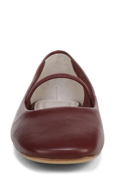 Sarto By Franco Sarto Teyana Mary Jane Flat In Burgundy