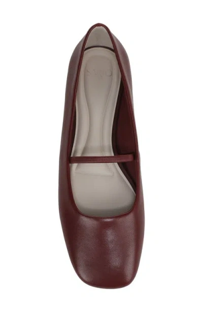 Sarto By Franco Sarto Teyana Mary Jane Flat In Burgundy