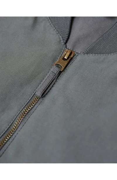 True Classic Water Resistant Cotton Blend Bomber Jacket In Green