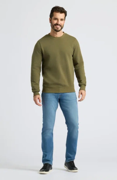 True Classic Fleece Crewneck Sweatshirt In Green