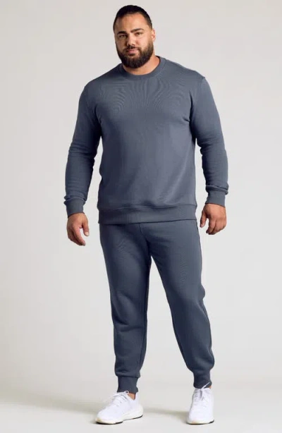 True Classic Fleece Crewneck Sweatshirt In Blue