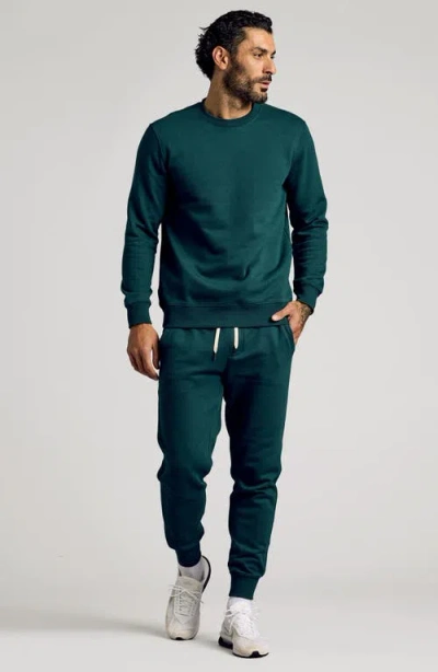 True Classic Fleece Crewneck Sweatshirt In Green