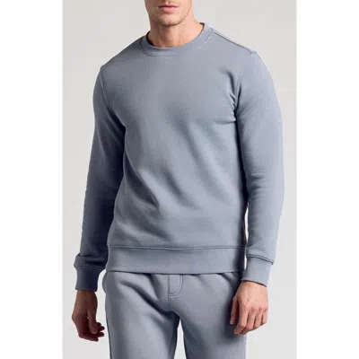 True Classic Fleece Crewneck Sweatshirt In Blue