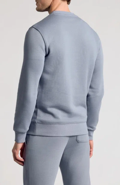 True Classic Fleece Crewneck Sweatshirt In Blue
