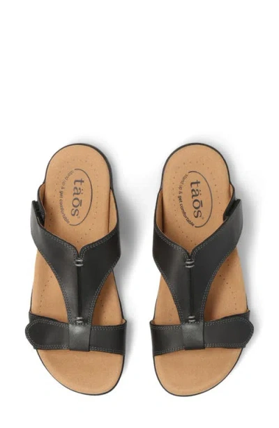 Taos Slide Show Slide Sandal In Black