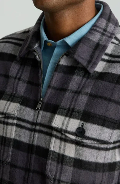 Untuckit Corwin Wool Blend Jacket In Gray