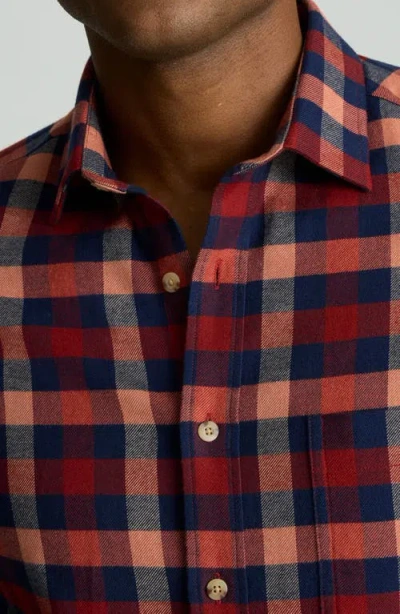Untuckit Plenville Flannel Shirt In Multi