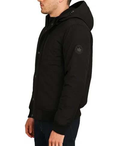 Spire By Galaxy Men's Full-zipper Jacket In Black