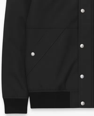 Spire By Galaxy Men's Full-zipper Jacket In Black