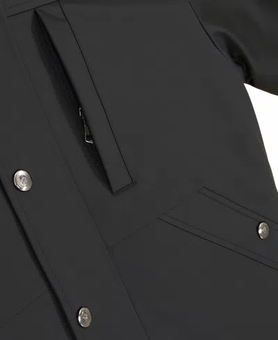 Spire By Galaxy Men's Full-zipper Jacket In Black