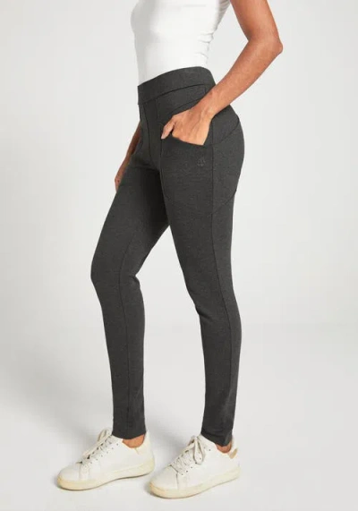 Betabrand Journey Dpyp Dress Pant Yoga Pant | Skinny In Gray