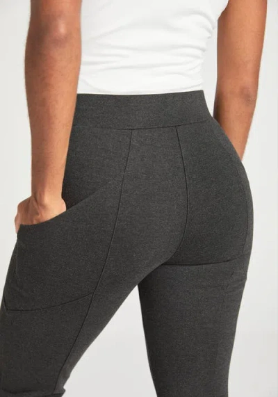 Betabrand Journey Dpyp Dress Pant Yoga Pant | Skinny In Gray
