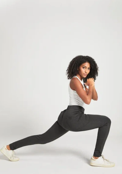 Betabrand Journey Dpyp Dress Pant Yoga Pant | Skinny In Gray