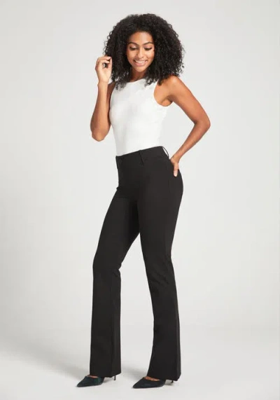 Betabrand Two-pocket Dpyp Dress Pant Yoga Pant | Bootcut In Black