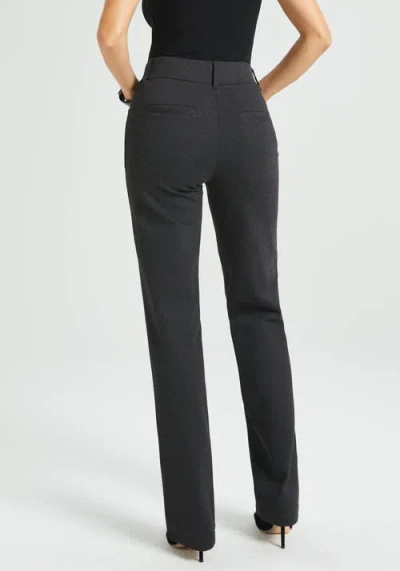 Betabrand 7-pocket Dpyp Dress Pant Yoga Pant Straight In Gray