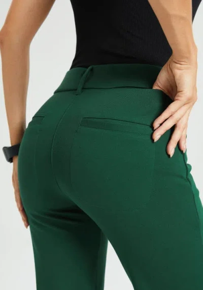 Betabrand 7-pocket Dpyp Dress Pant Yoga Pant Straight In Green
