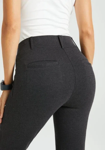 Betabrand Two-pocket Dpyp Dress Pant Yoga Pant | Bootcut In Gray