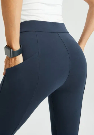 Betabrand Journey Dpyp Dress Pant Yoga Pant | Skinny In Blue