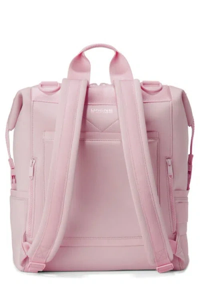 Dagne Dover Indi Large Water Resistant Scuba Knit Diaper Backpack In Pink