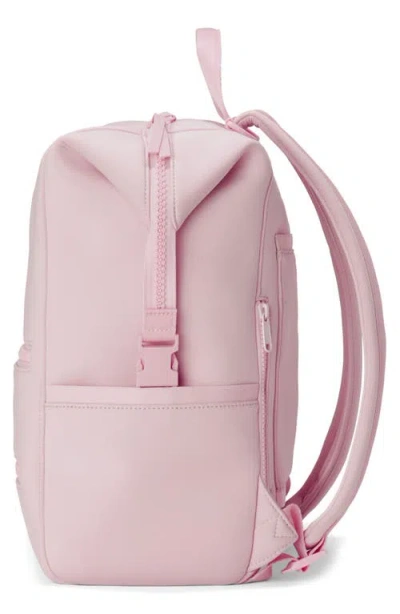 Dagne Dover Indi Large Water Resistant Scuba Knit Diaper Backpack In Pink