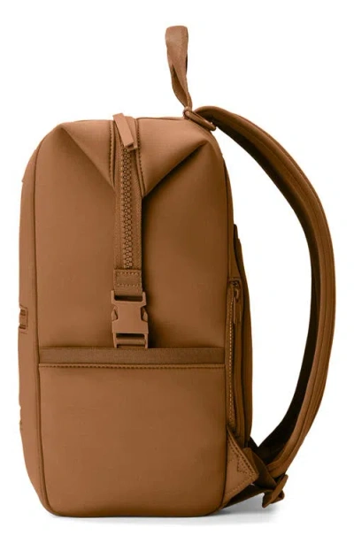 Dagne Dover Indi Large Water Resistant Scuba Knit Diaper Backpack In Brown