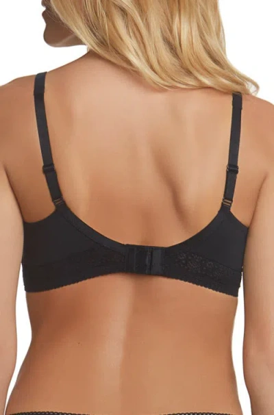 Dominique Intimates Tessa Full Figure Lace Support Bra In Black