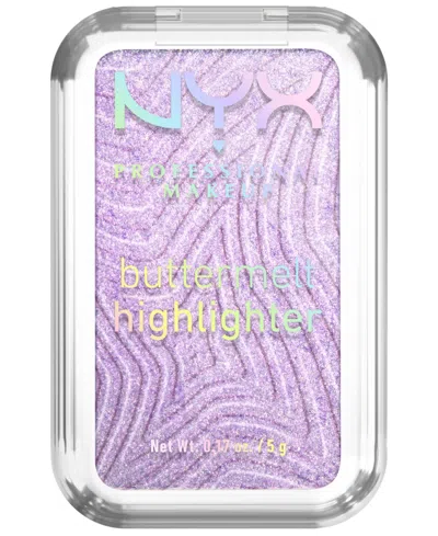 Nyx Professional Makeup Buttermelt Highlight - No 1 Butta In Purple