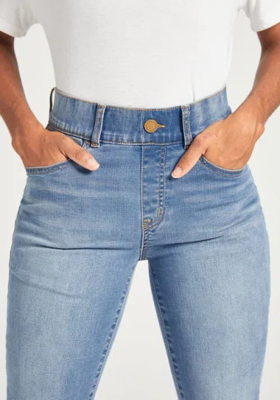 Betabrand Signature Mid-rise Denim | Bootcut In Blue