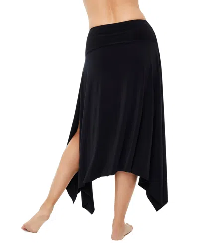 Magicsuit Women's Cover-up Handkerchief Skirt In Black