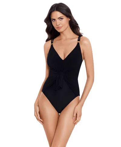 Magicsuit Women's V-neck One-piece Swimsuit In Black