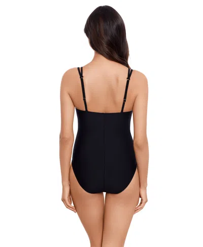 Magicsuit Women's V-neck One-piece Swimsuit In Black