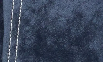 Edikted Ownley Oversize Faux Suede Jacket In Blue