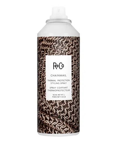 R + Co Chainmail Thermal Protection Styling Spray In Transparent