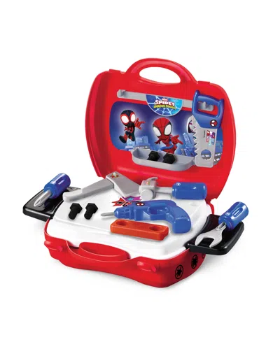 World Tech Toys Spidey And His Amazing Friends Handyman Suitcase Tool Set, 19-piece In Transparent
