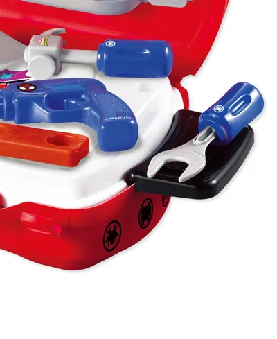 World Tech Toys Spidey And His Amazing Friends Handyman Suitcase Tool Set, 19-piece In Transparent