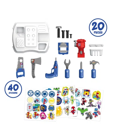 World Tech Toys Spidey And His Amazing Friends Handyman Luggage Tool Set, 17-piece In Transparent