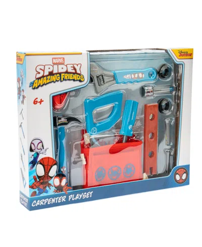 World Tech Toys Spidey And His Amazing Friends Carpenter Playset, 14-pieces In Multi