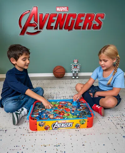 World Tech Toys Avengers Electronic Tabletop Air Hockey Wood In Transparent