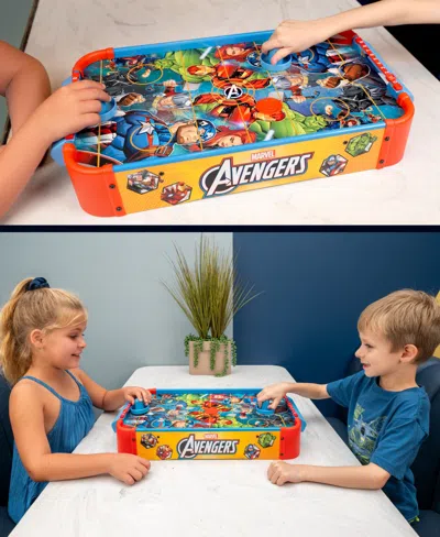 World Tech Toys Avengers Electronic Tabletop Air Hockey Wood In Transparent