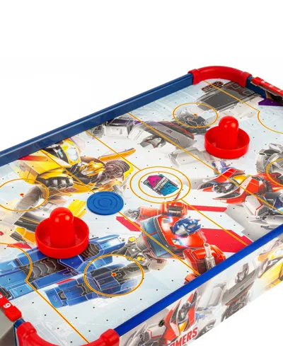 World Tech Toys Transformers Electronic Tabletop Air Hockey Wood In Transparent