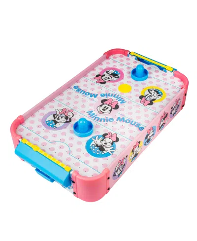 World Tech Toys Minnie Mouse Electronic Tabletop Air Hockey Wood In Multi
