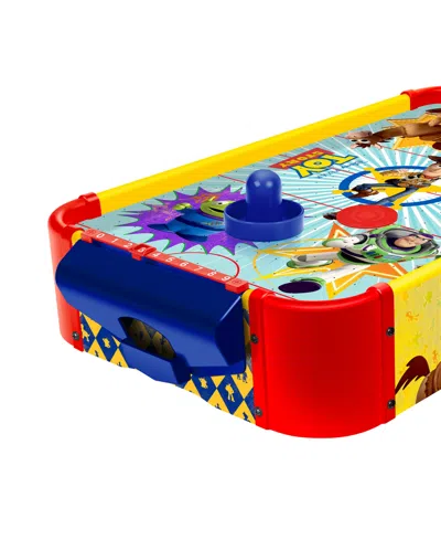 World Tech Toys Toy Story Electronic Tabletop Air Hockey Wood In Transparent