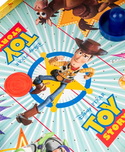 World Tech Toys Toy Story Electronic Tabletop Air Hockey Wood In Transparent