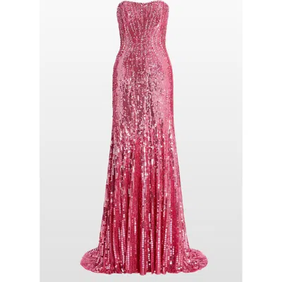 Jenny Packham Sarai Maxi Dress In Pink