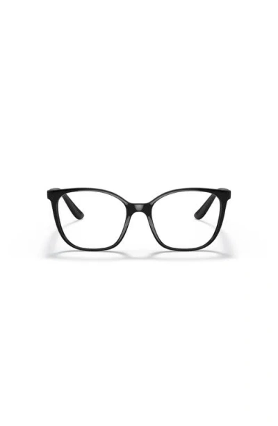 Vogue Eyewear 52mm Rectangle Optical Glasses In Black