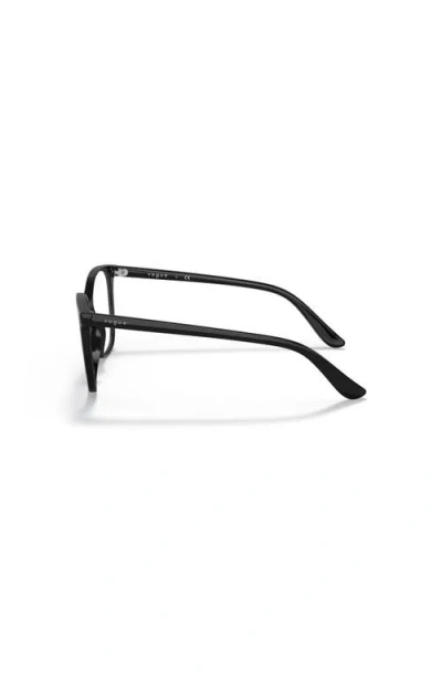 Vogue Eyewear 52mm Rectangle Optical Glasses In Black