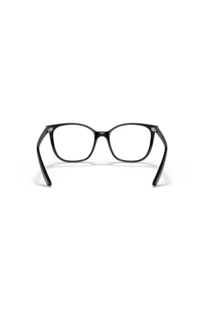 Vogue Eyewear 52mm Rectangle Optical Glasses In Black